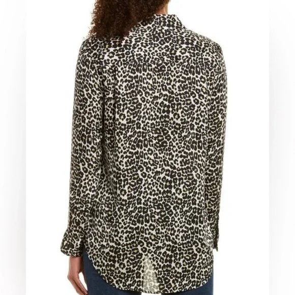 Equipment Reese Leopard Print Button Down Shirt Size XS - Picture 3 of 15